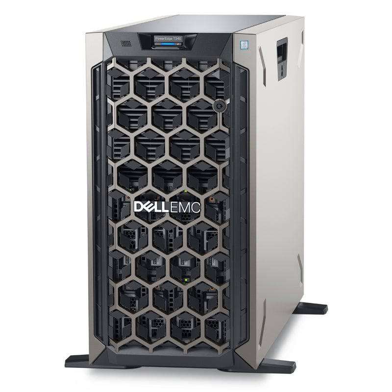 Dell PowerEdge T340 - Xeon-3.40GHz / 4-Cores / 8GB / 2TB / 1x 495Watts / Tower
