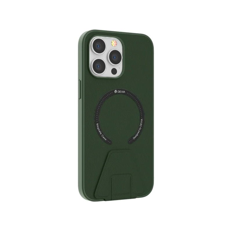 Devia Randy Series Magnetic Case with stand - Apple iPhone 14 Plus / Army Green