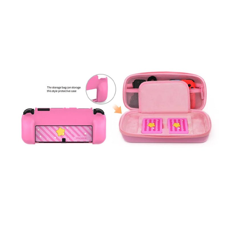 Dobe Storage Kit Nintendo Switch Oled Pink TNS-2121