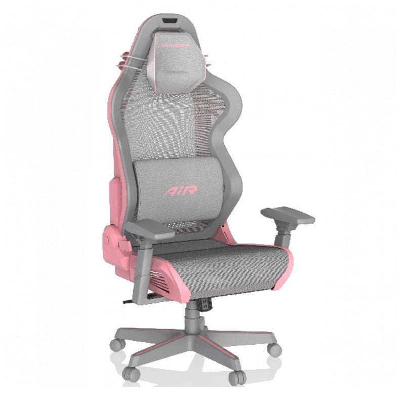 كرسي DXRacer آير 3 الإصدار الألعاب  - اللون الوردي/رمادي