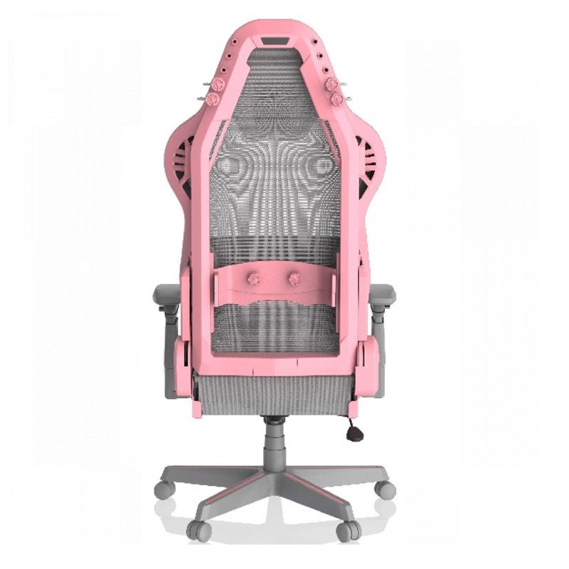 Grey and discount pink gaming chair