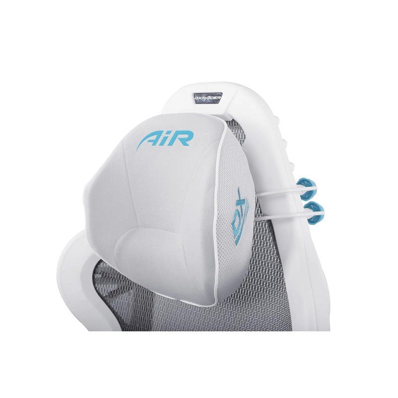 DXRacer Air Series Gaming Chair - White/Cyan