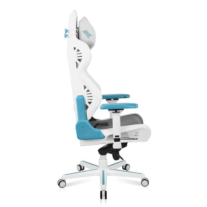 DXRacer Air Series Gaming Chair - White/Cyan