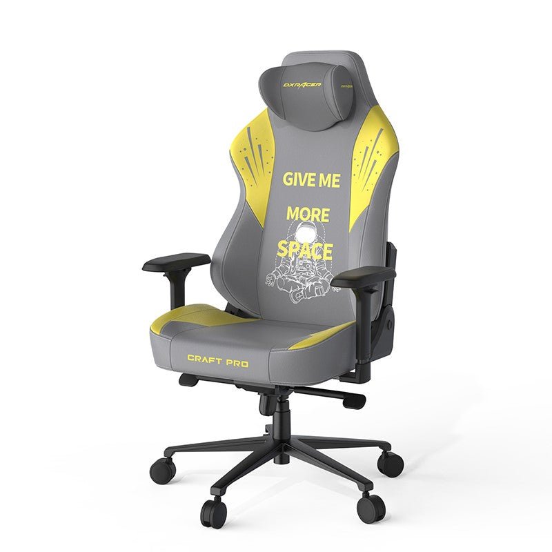 DXRacer Craft Pro Astronaut Gaming Chair - Grey/Yellow