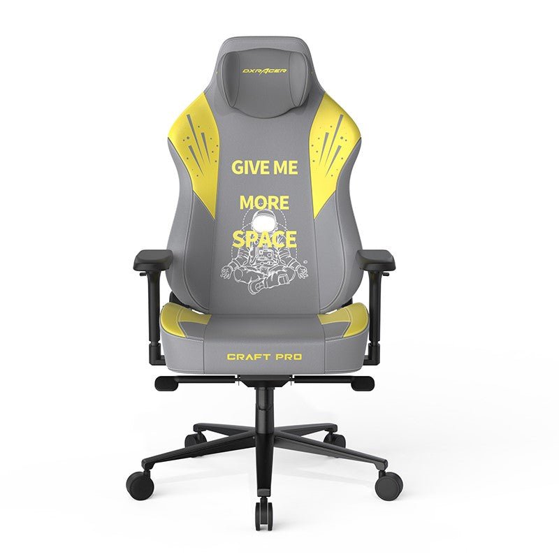 DXRacer Craft Pro Astronaut Gaming Chair - Grey/Yellow