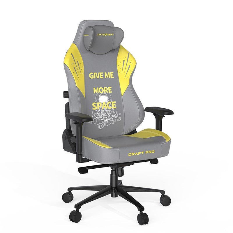 DXRacer Craft Pro Astronaut Gaming Chair - Grey/Yellow