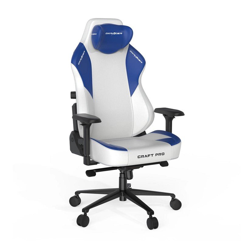 DXRacer Craft Pro Classic Gaming Chair - White/Blue