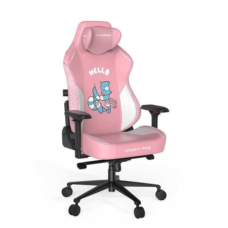 DXRacer Craft Pro Hallo Cat Gaming Chair - Pink