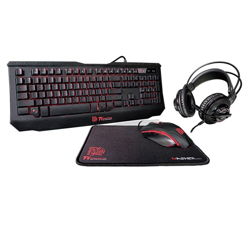 DxRacer Master Series Gaming Chair Violet Brown + Thermaltake KNUCKER 4 IN 1 Gaming Kit - Gaming Chair / Keyboard / Mouse / Headphone / Mouse Pad - Bundle Offer