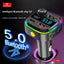 Earldom FM Bluetooth Transmitter With Fast Car Charger LED with Music Player – Black