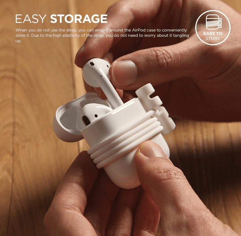 Elago AirPods Pro Strap - Apple Airpods 1 & 2 / White