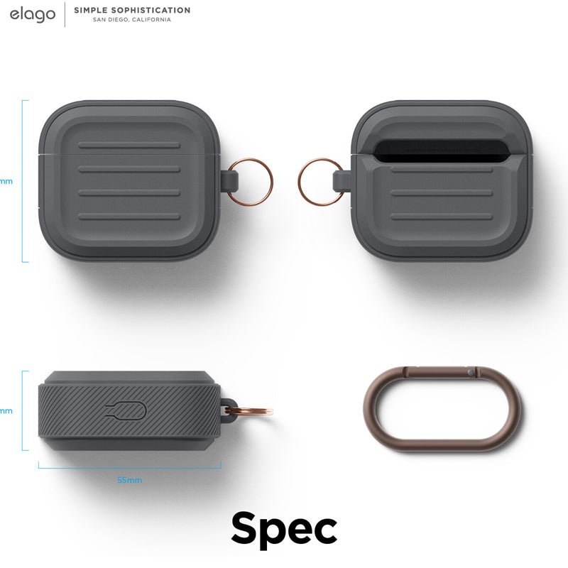 Elago AirPods 3 Armor Case - Dark Gray