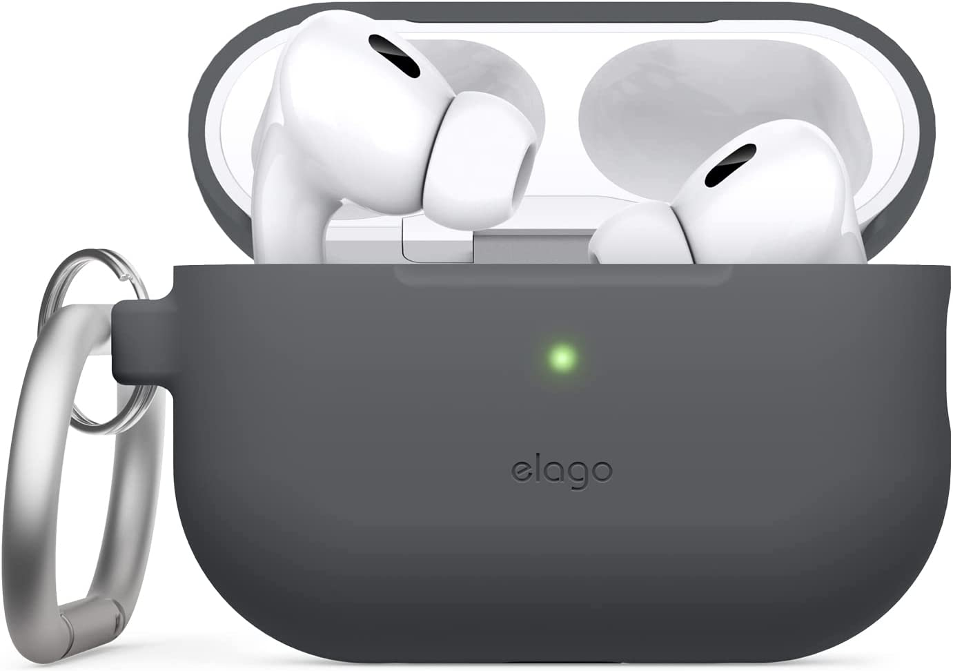 Elago AirPods Pro 1&2 Silicone Hang Case - Dark Gray