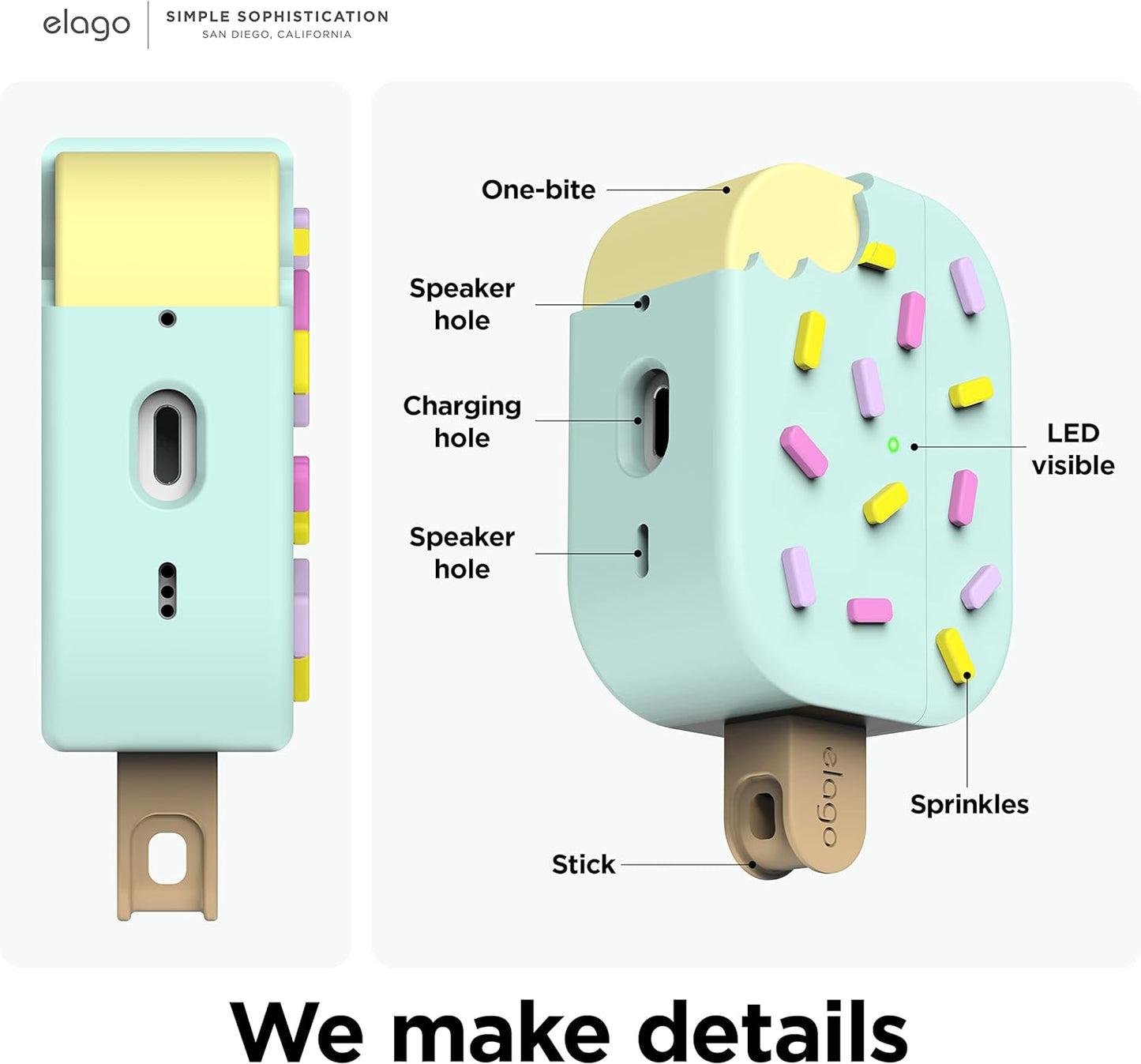 Elago Ice Cream Case - Apple AirPods Pro 2 / Mint