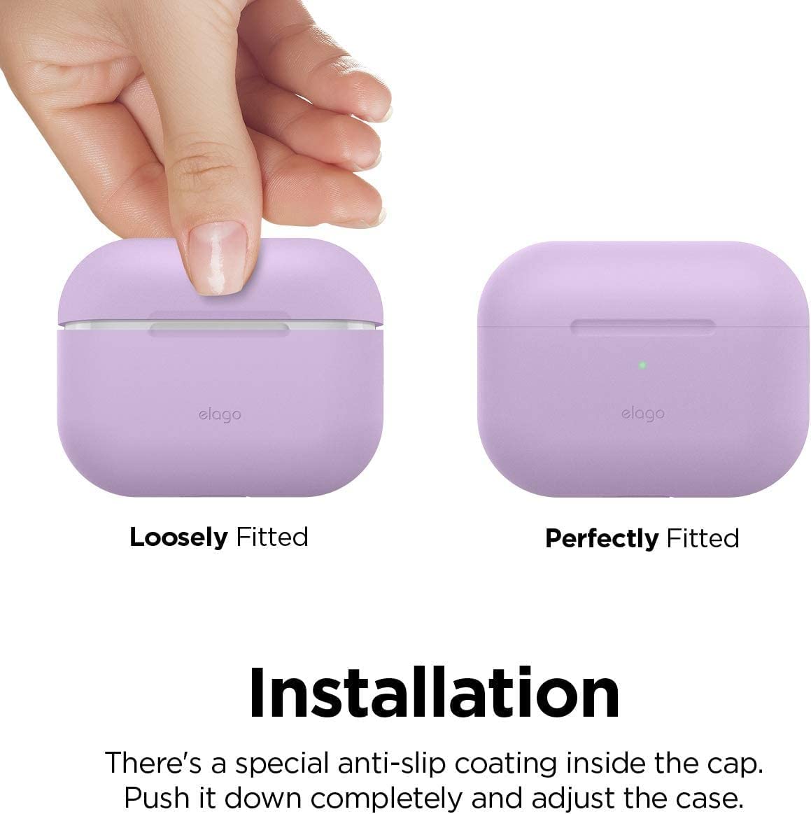 Elago AirPods Pro 2 Silicone Originial Hang Case - Lavender