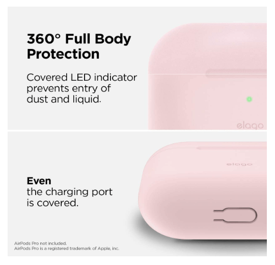 Elago AirPods Pro Original Hang Case - Lovely pink