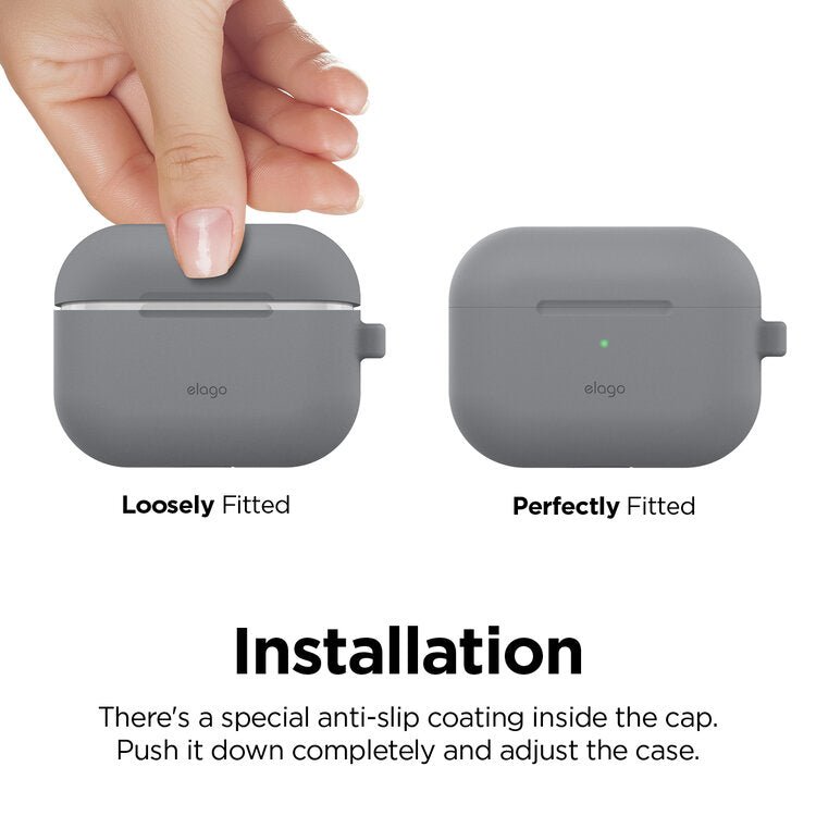 Elago AirPods Pro Original Hang Case - Medium Gray