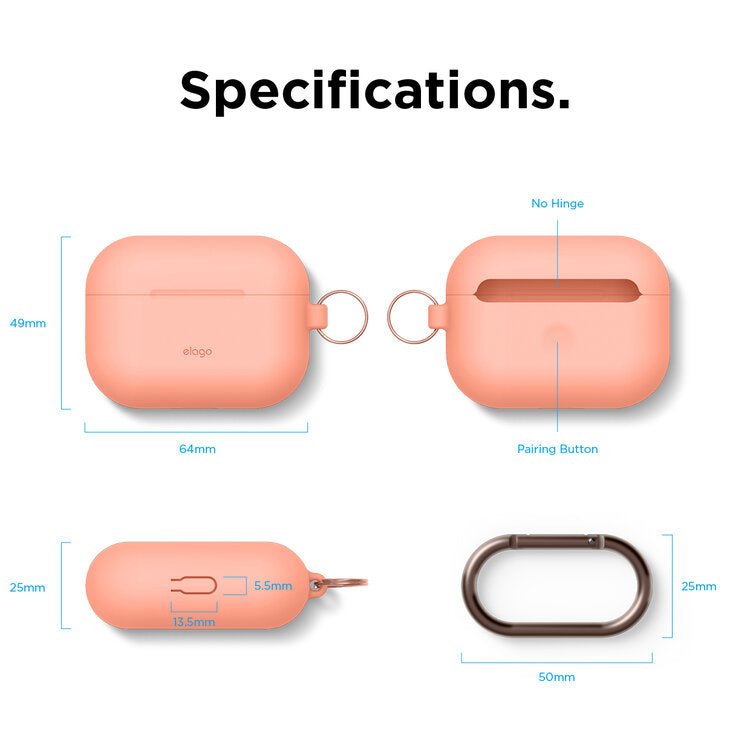 Elago AirPods Pro Original Hang Case - Peach