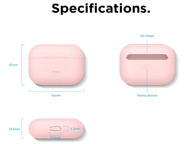 Elago AirPods Pro Slim Case - Lovely pink