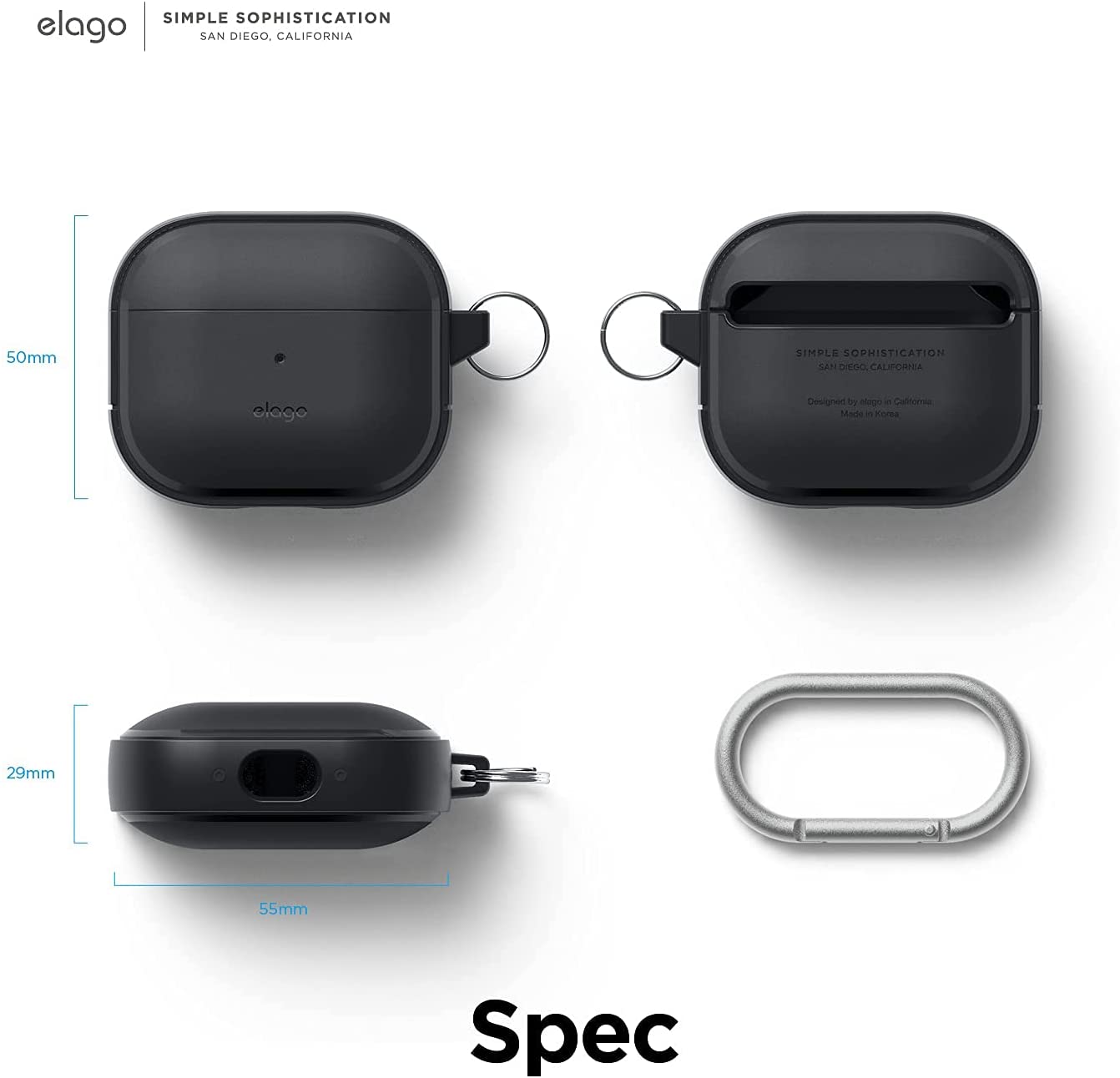 Elago Apple Airpods 3 EDC Case - Black
