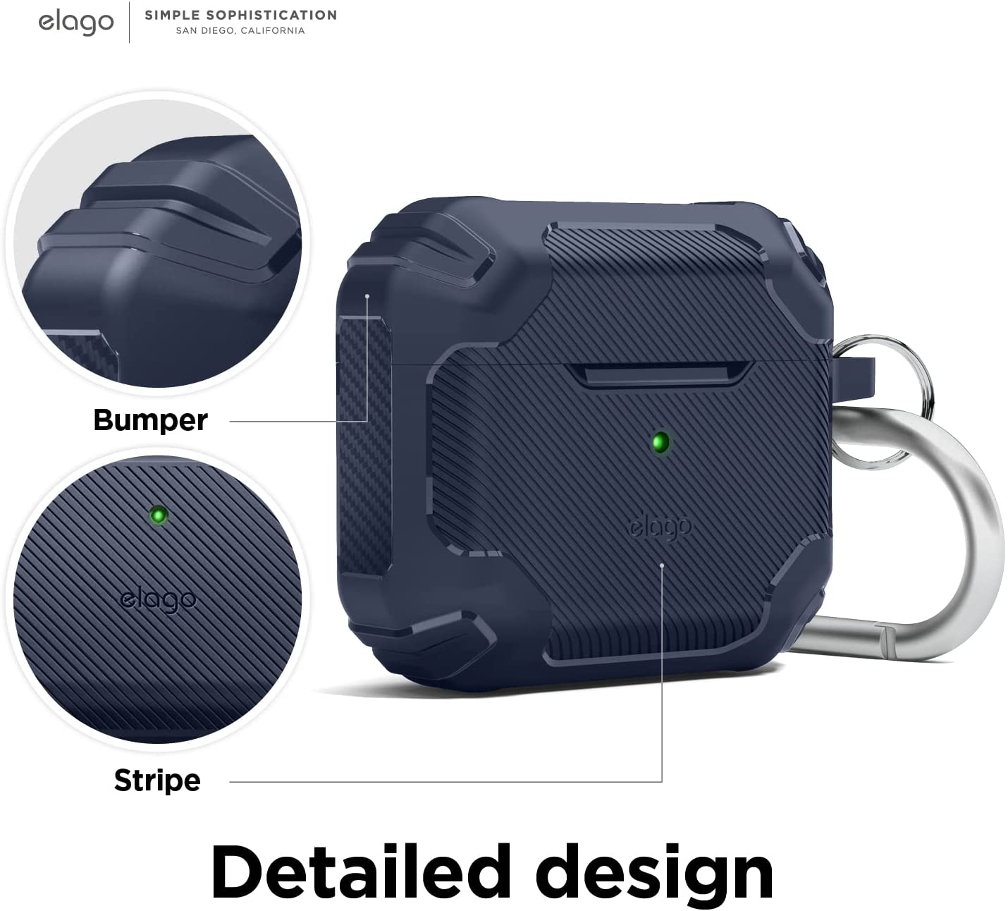 Elago Apple Airpods 3 Solid Armor Case -Jean Indigo – WIBI (Want IT ...