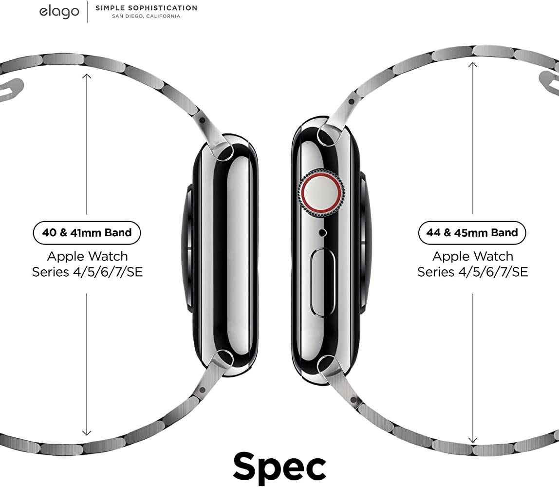 Elago Apple Watch 42/44/45mm/Ultra Metal Band - Black