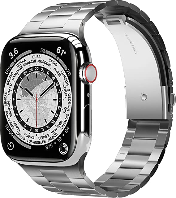 Elago Apple Watch 42/44/45mm/Ultra Metal Band - Silver