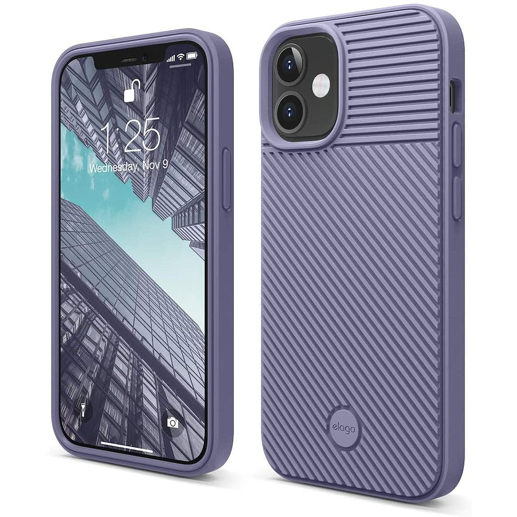 Elago iPhone 12 mini Cushion Case - Lavender Gray