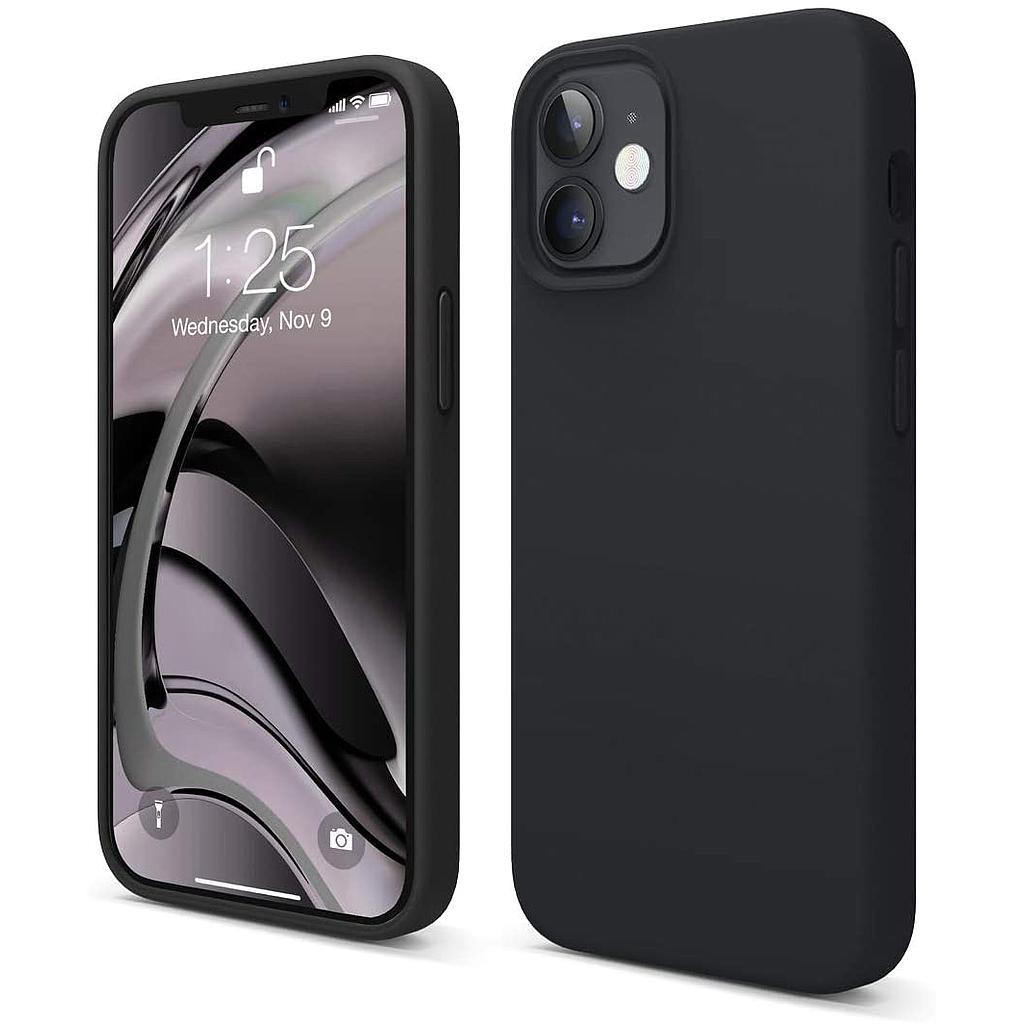 Elago iPhone 12 mini Liquid Silicone Case - Black