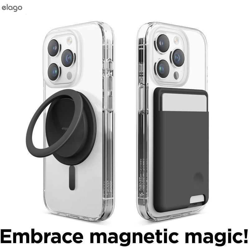 Elago MagSafe Magnetic Hybrid Case - Apple iPhone 15 Pro / Black