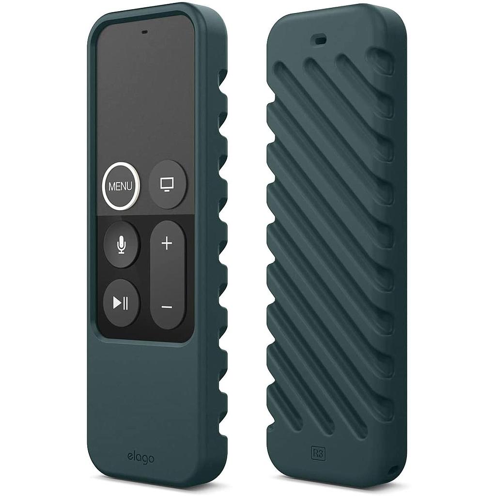 Elago R3 Protective Case for Apple TV Siri Remote - Lanyard Included -  MIDNIGHT GREEN