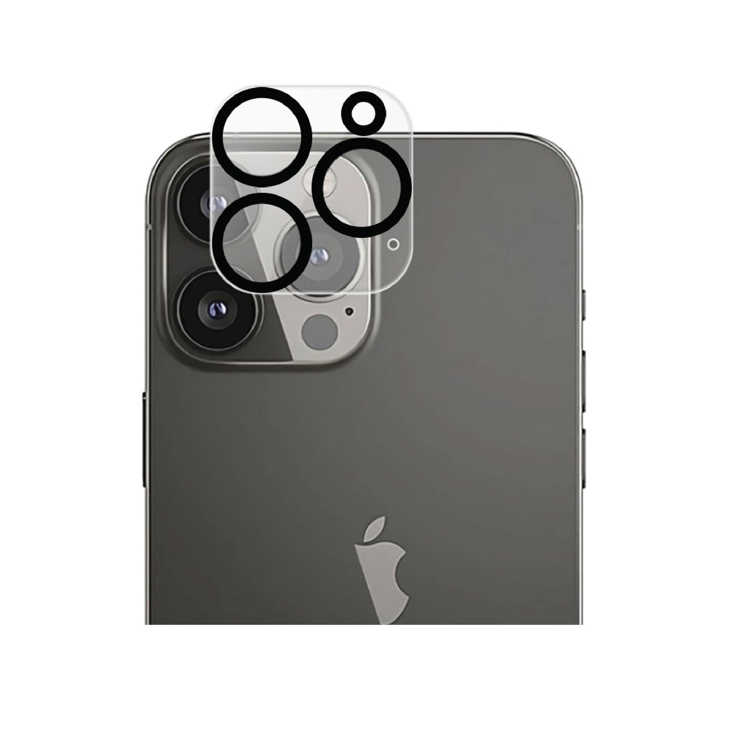 Eltoro Camera Glass AR with Silicone Ring for iPhone 15 Pro / 15 Pro Max - Clear