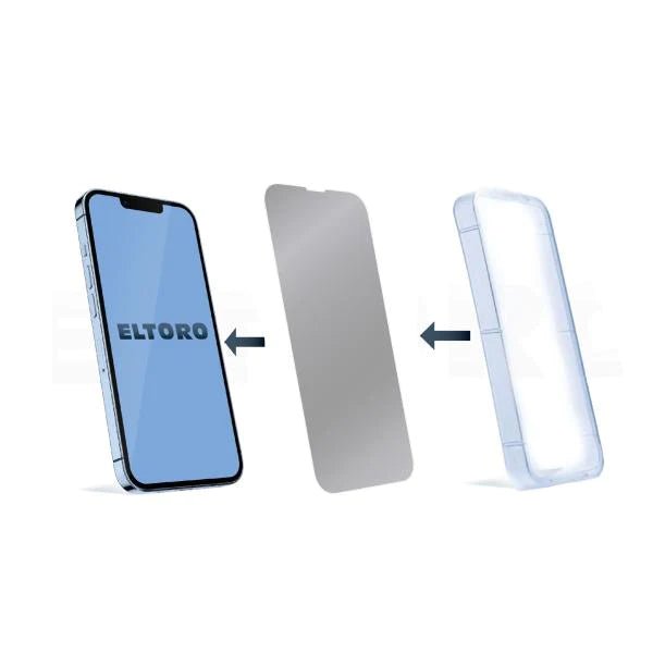 Eltoro Double Strong Screen Protector for iPhone 13 Pro Max / 14 Plus (6.7) – Privacy