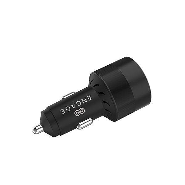 Engage 130W 3Port Car Charger - Black