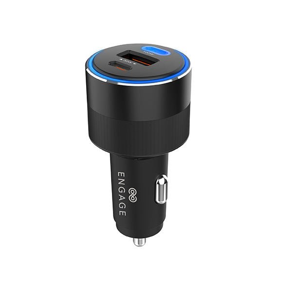 Engage 130W 3Port Car Charger - Black