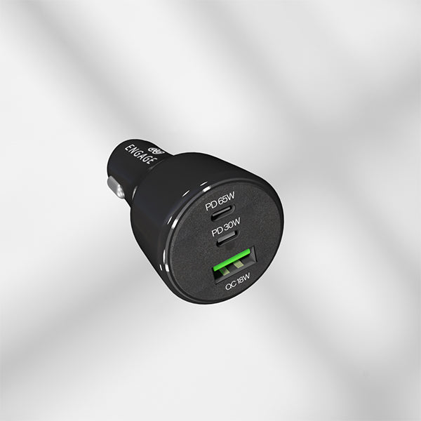 Engage 95W Quick PD Car Charger - Black