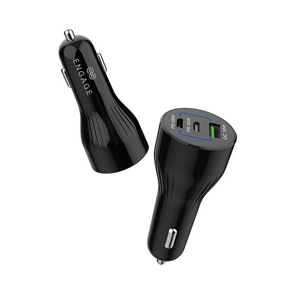 Engage 95W Quick PD Car Charger - Black