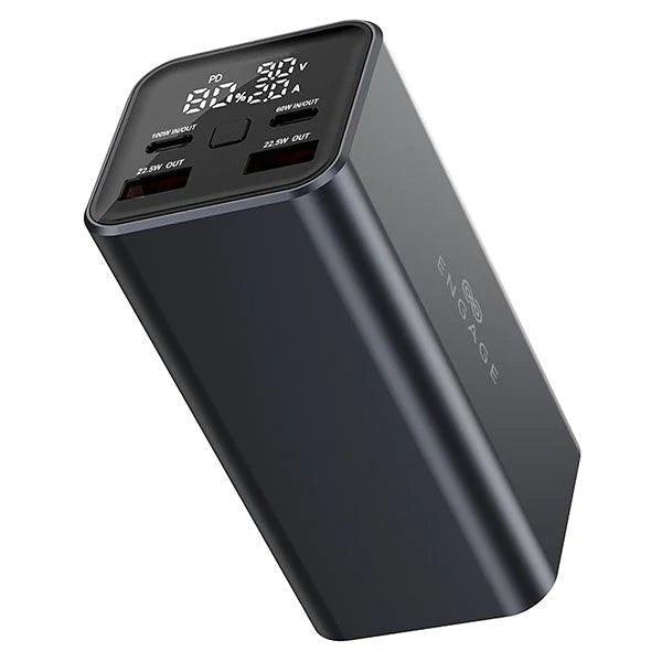 Engage Super Charge Powerbank with LED Display - 20000mAh / 100W / Black