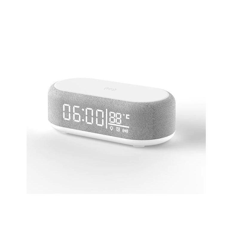 Engage Wireless RGB Lights  Bluetooth Speaker With Digital Alarm Clock
