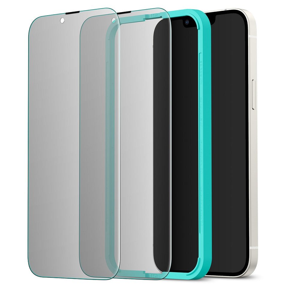 ESR iPhone 14 Plus / 13 Pro Max Tempered Glass edge to edge Privacy Screen Protector 2Pack - Black Edge