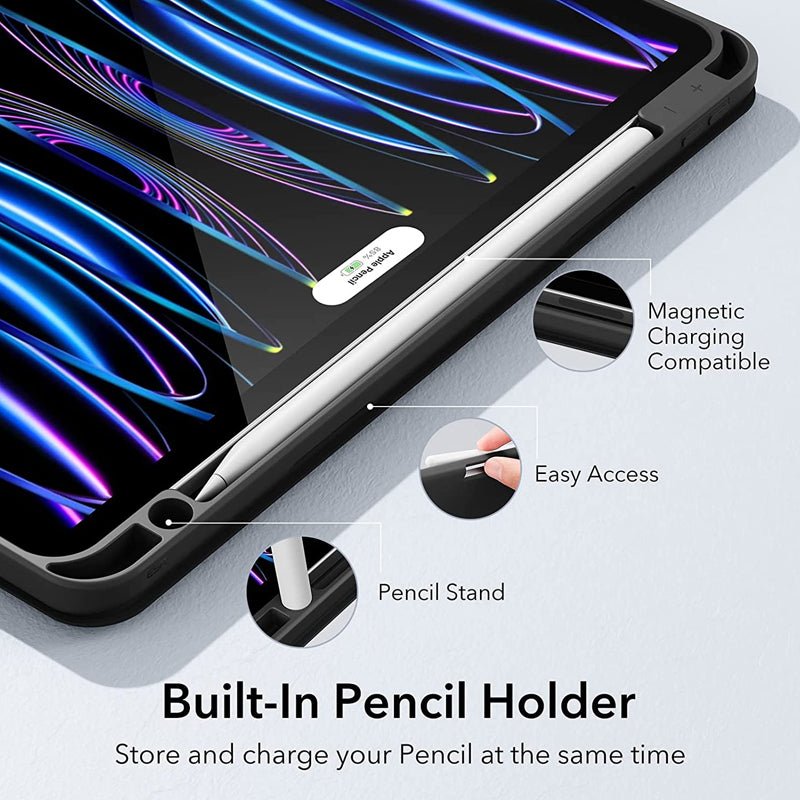 ESR Rebound Pencil Case - Apple iPad Pro 11 Gen 4/3/2/1 (2018-2022) / Black