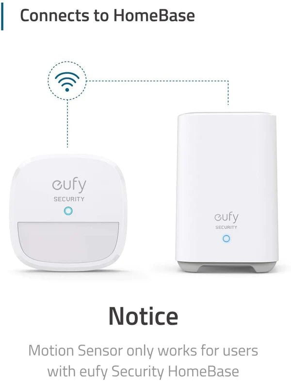 Eufy Security Home Alarm System Motion Sensor - White