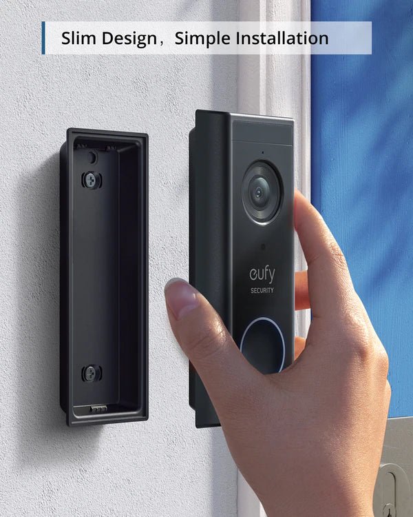 Eufy Video Doorbell 1080p (Battery-Powered) - Black