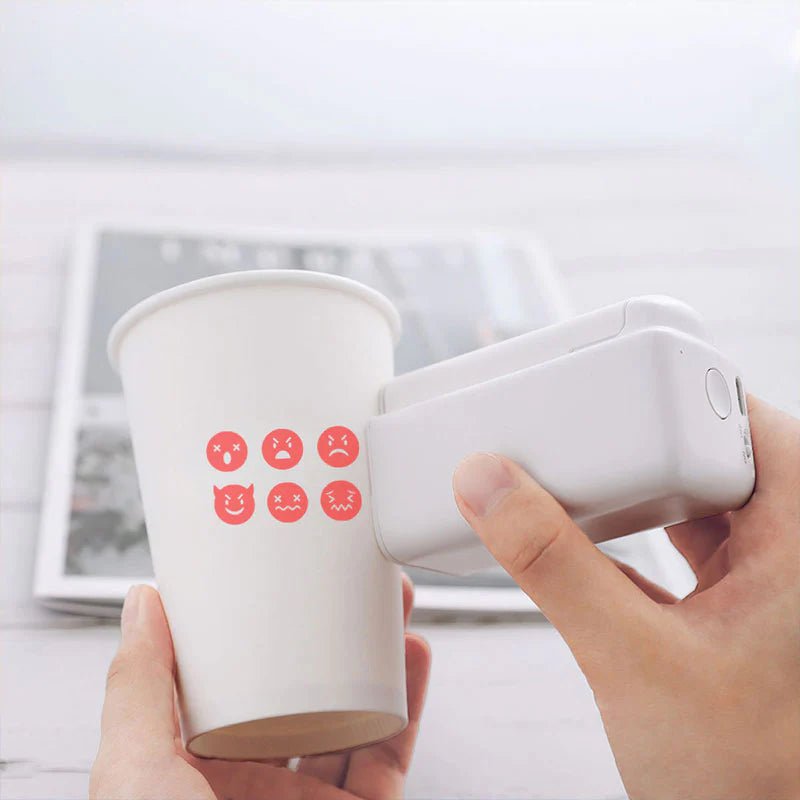 Evebot PrintPods-Handheld Printers for Absorbent Surfaces – White