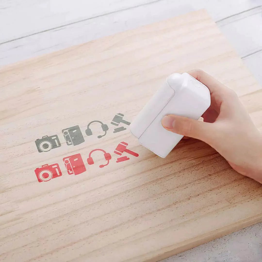 Evebot PrintPods-Handheld Printers for Absorbent Surfaces – White