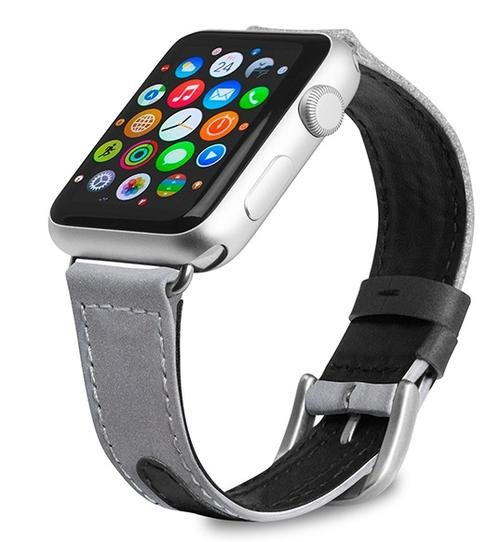 Evutec Apple Watch Band 45mm/44mm/42mm/Ultra Reflective Sport - Starlight