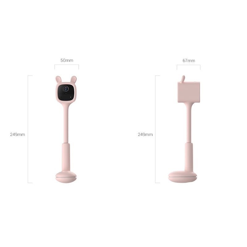 EZVIZ BM1 Battery-Powered Baby Monitor - 1920 × 1080 / H.265 / Pink - Camera