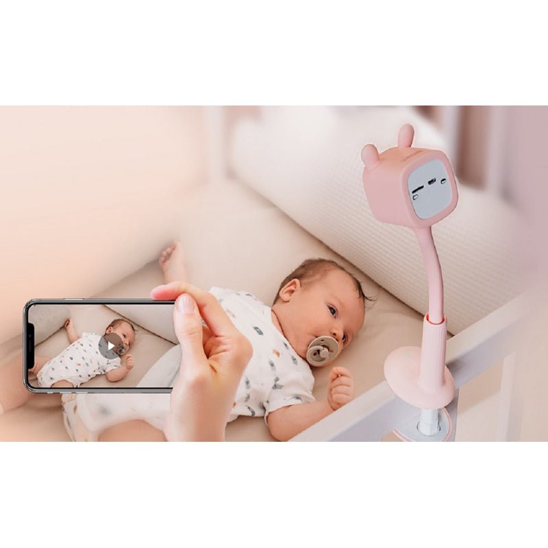 EZVIZ BM1 Battery-Powered Baby Monitor - 1920 × 1080 / H.265 / Pink - Camera