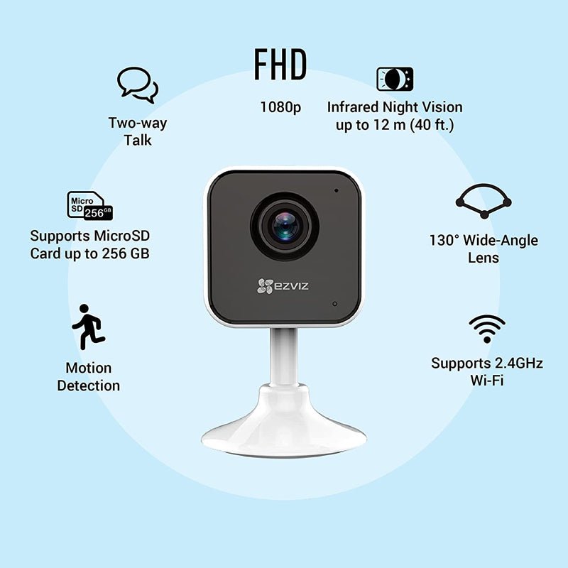 EZVIZ C1HC Indoor Wi-Fi Camera - 720p / H.264 / White