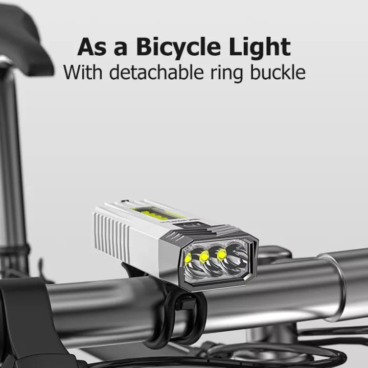 Flashlight 5 Modes Bicycle Light Also Suitable For Outdoor Camping Waterproof